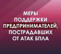 О региональных и федеральных мерах поддержки предпринимателей, пострадавших в результате атак БПЛА на территории региона
